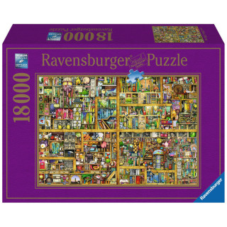 Puzzel Ravensburger Magic Library 18000 Onderdelen