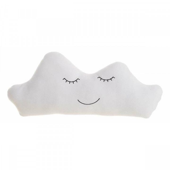 Kissen Wolken 50 x 24 cm Weiß