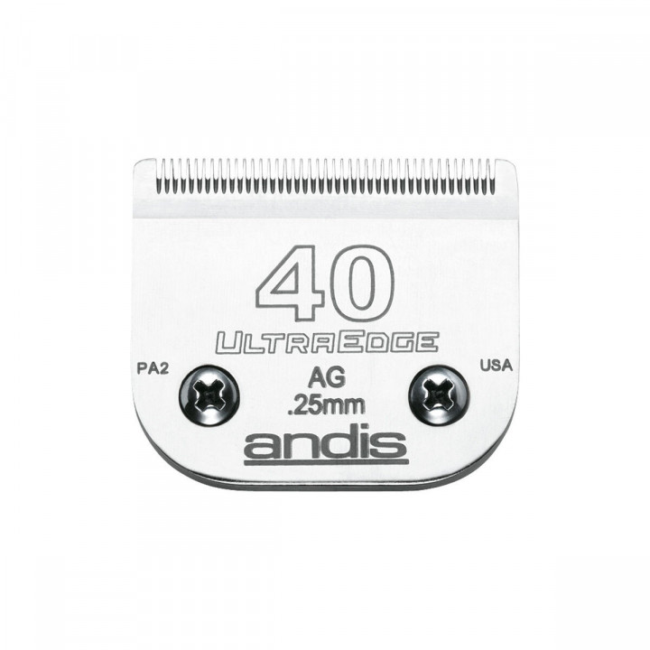 Shaving razor blades Andis S-40 Steel Chromed 0,25 mm