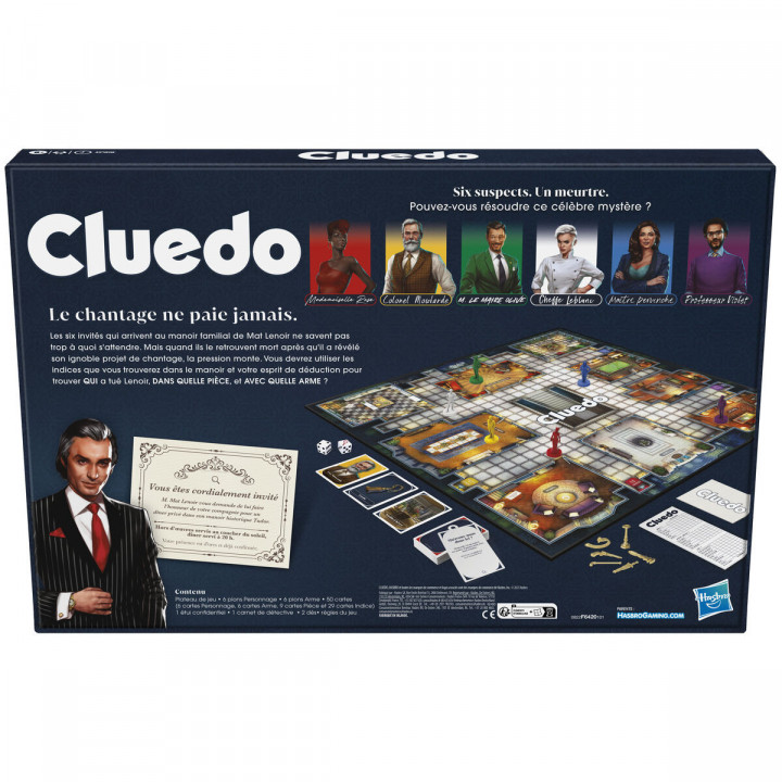 Tischspiel Hasbro Cluedo