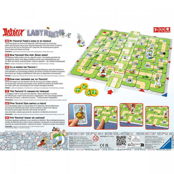 Tischspiel Ravensburger Labyrinth Asterix 27 x 6 x 38 cm