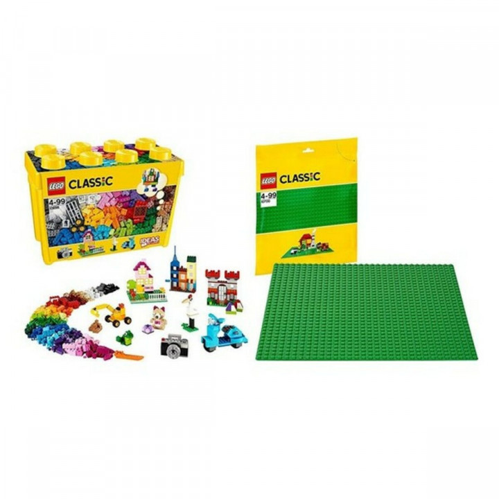 Juego de Construcción Brick Box Lego Classic 10698 Deluxe Creative Brick Box Multicolor (790 pcs)