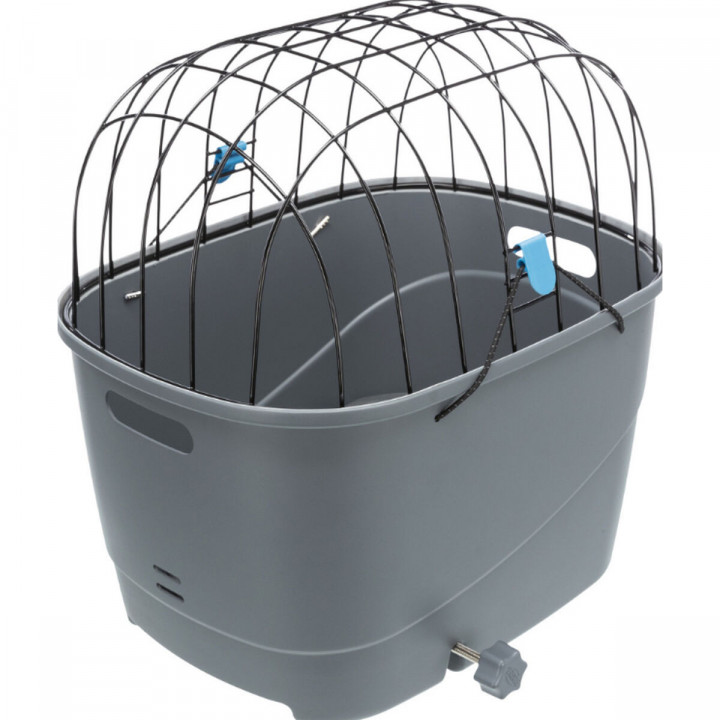 Bolsa de transporte Trixie 13115 Gris Metal Plástico 36 x 47 x 46 cm Bicicleta