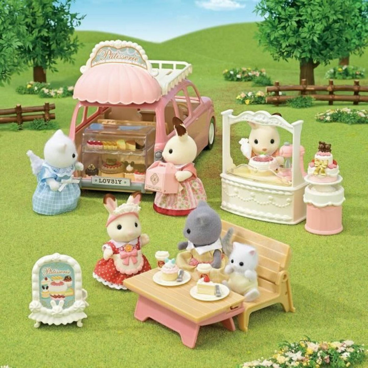 Figura Articulada Sylvanian Families La caja de pasteles Pastelera