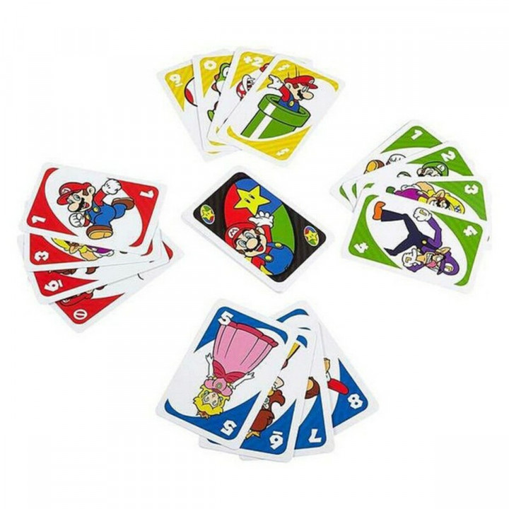 Card Game UNO Super Mario Mattel DRD00