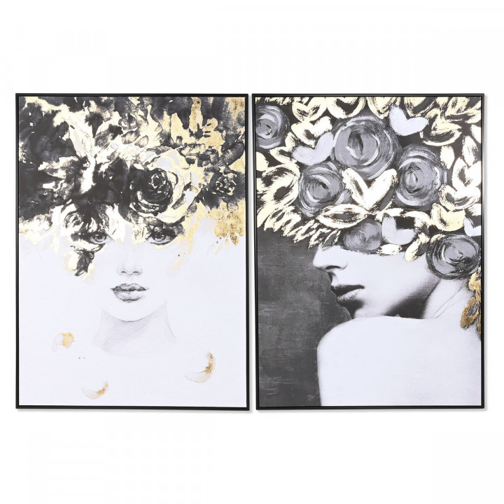 Canvas Home ESPRIT polyestyreen Canvas 103 x 4,5 x 143 cm