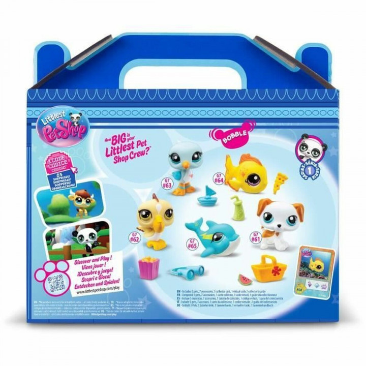 Set de Figuras de Animales Bandai Littlest Pet Shop Plástico