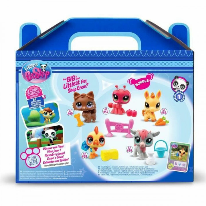 Set de Figuras de Animales Bandai Littlest Pet Shop Plástico