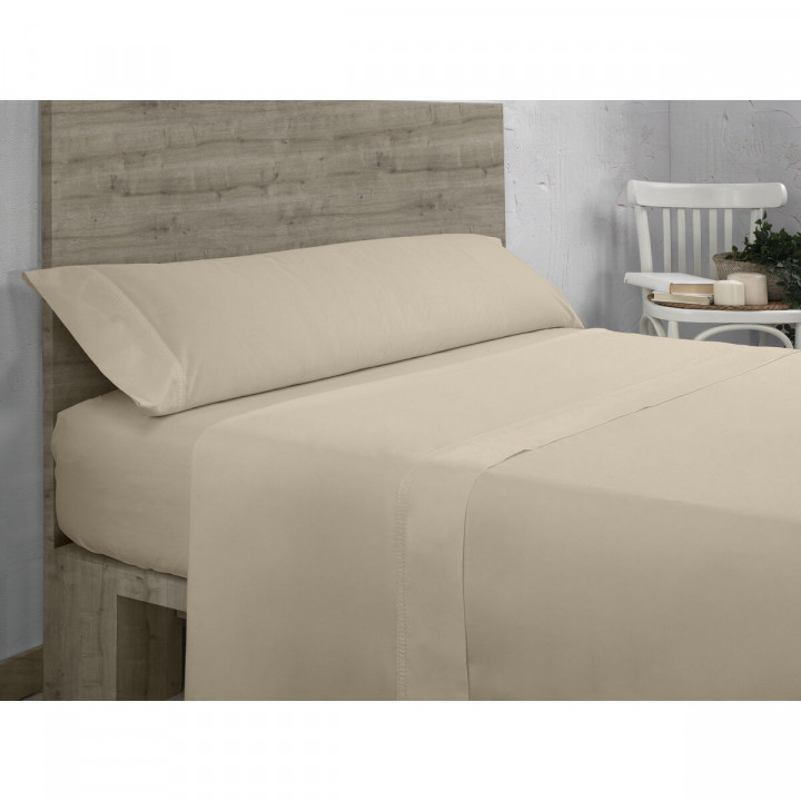 Fitted bottom sheet Alexandra House Living QUTUN Grey 200 x 1 x 200 cm