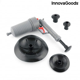 Pistola Sturalavandini ad Aria Compressa Universale con Adattatori KlinGun InnovaGoods Grigio Plastica (Ricondizionati B)