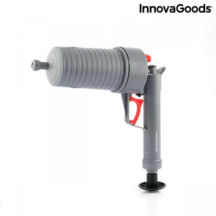 Universal Compressed Air Unblocking Gun with Adaptors KlinGun InnovaGoods Grey Plastic (Refurbished B)