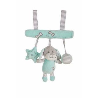 Deurhanger Groen Hond 25cm Knuffel