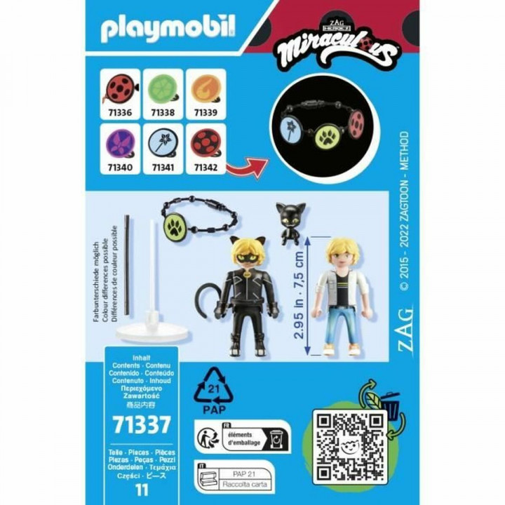Playset Playmobil 71337 Miraculous 11 Onderdelen
