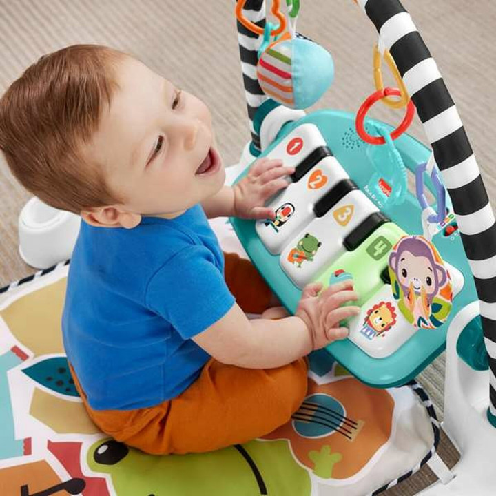 Tappeto da gioco Fisher-Price Kick and Play Plastica Sonaglio Pianoforte ES