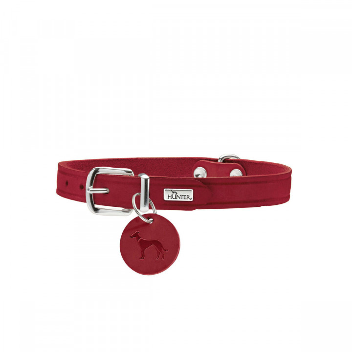 Hondenhalsband Hunter Aalborg Rood L 45-55 cm