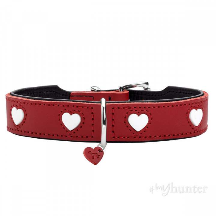 Collare per Cani Hunter Love M 41-49 cm Rosso