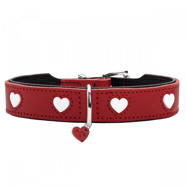Collare per Cani Hunter Love Rosso S/M 38-44 cm