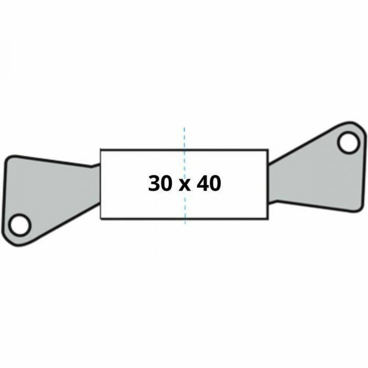 Schließzylinder Yale 30 x 40 mm Messing