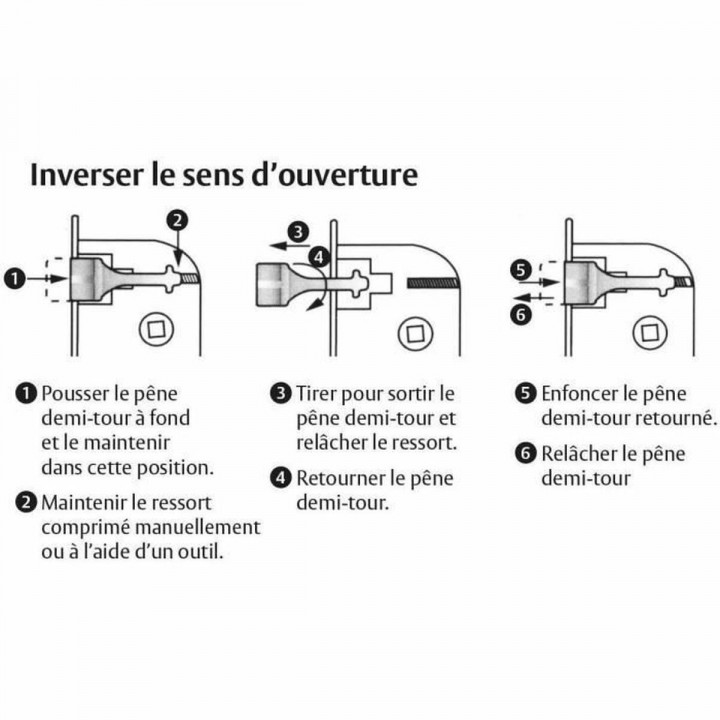 Serrure à mortaiser Yale 6,2 x 2 x 23 cm Acier
