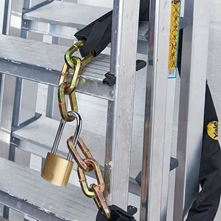 Candado de llave Yale Dorado