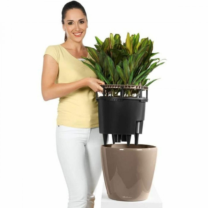 Zelfwaterende bloempot Lechuza Wit Ø 49,5 x 46,5 cm Plastic
