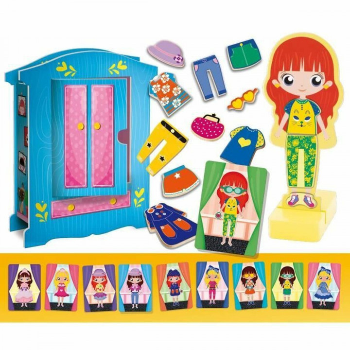 Educatief Spel Lisciani Giochi Magnetic Fashion Doll (FR)