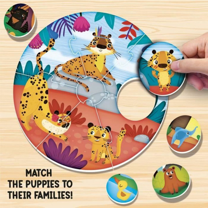 Gioco Educativo Lisciani Giochi Montessori Baby Round Puppies (FR)
