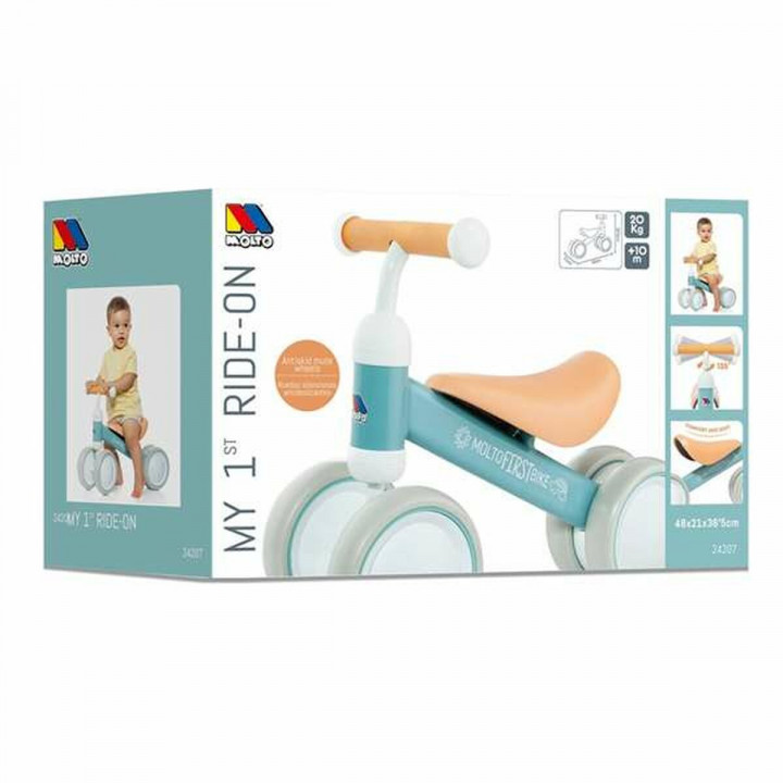 Driewieler Moltó Blauw 38,5 x 25 x 5 cm Baby's