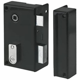 Serratura sovrapposta Yale 12,5 x 7 x 18 Cachi Acciaio inossidabile Porte