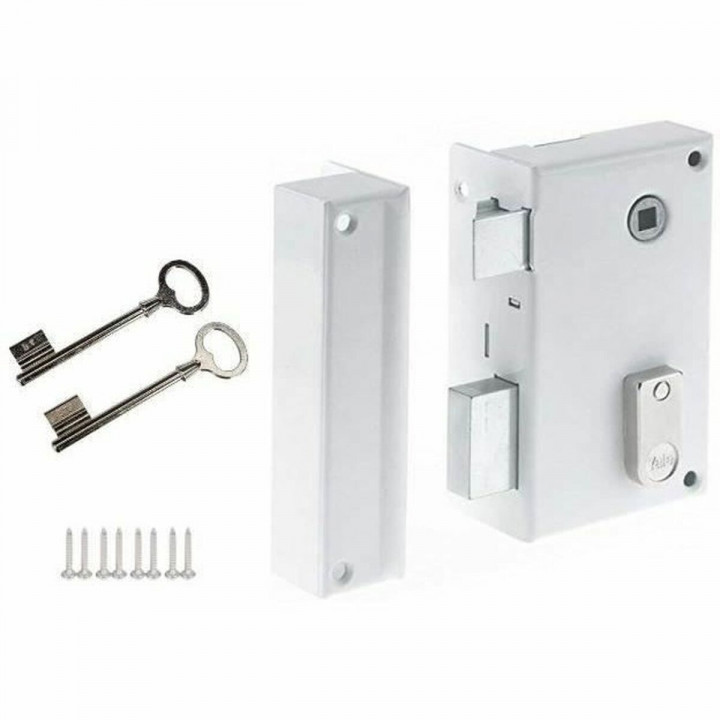 Bolt lock Yale YAV37G 12,5 x 7 x 18 White Steel Doors