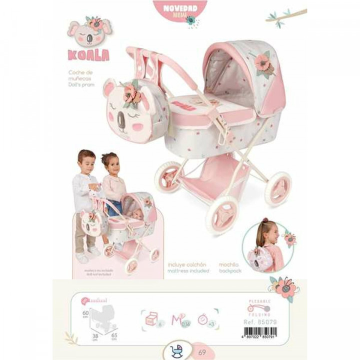 Doll Stroller Decuevas Koala 38 x 65 x 60 cm Foldable