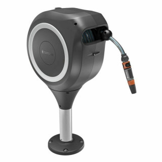 Slanghaspel Gardena RollUp Ø 13 mm Hout Plastic Automatisch Voor op de grond 15 m