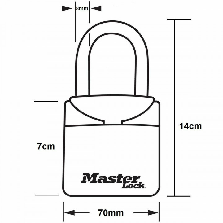 Combinatieslot Master Lock 5406EURD