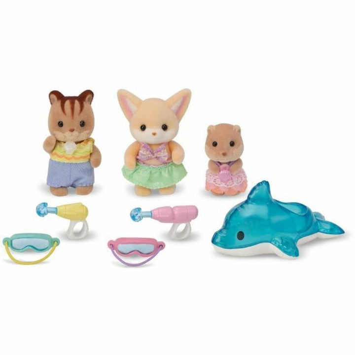 Accessoires voor poppenhuis Sylvanian Families 5749 Nursery Friends Pool Fun trio