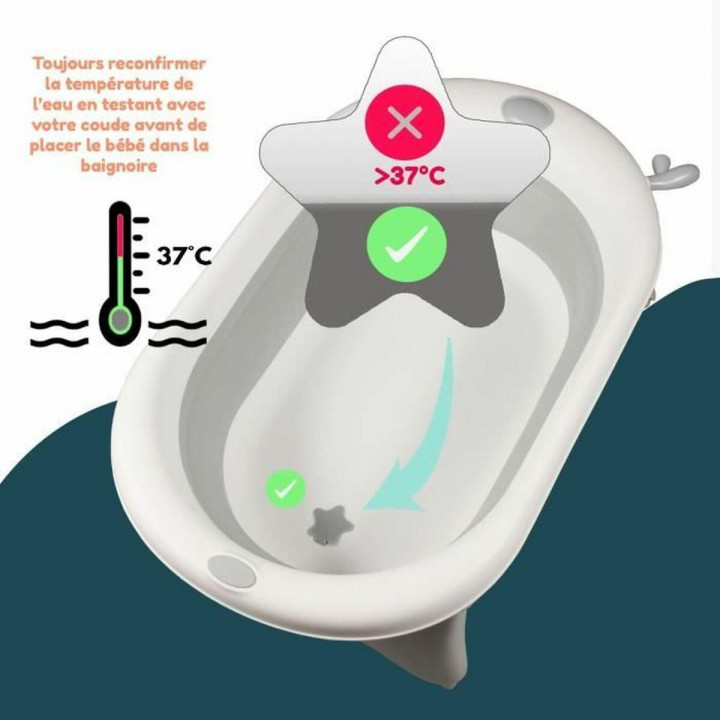 Badkuip Looping 23 x 80 x 49 cm Opvouwbaar