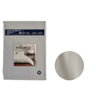 Bettwäsche-Set Gift Decor Grau Double size 3 Stücke