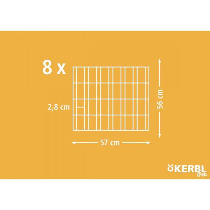 Gabbia Kerbl Metallo Roditori Ottagonale