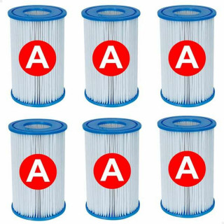 Filter voor zuiveringsinstallatie Intex Soort A 6 Stuks