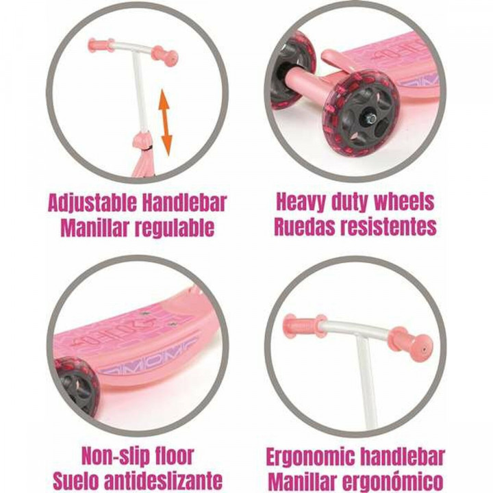 Scooter Moltó Roze 48 x 36 x 90 cm