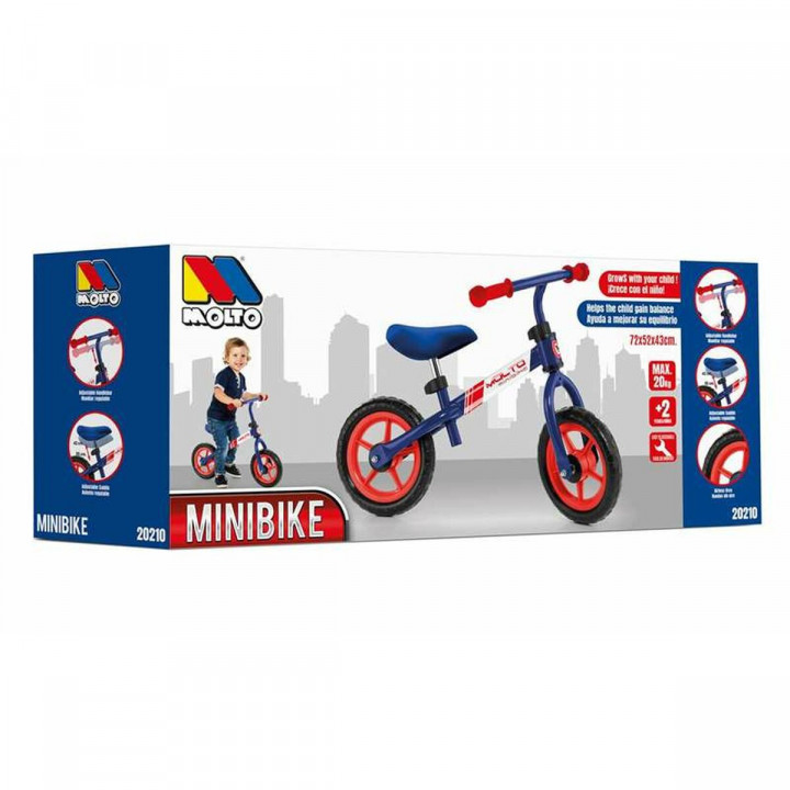 Kinderfahrrad Moltó Minibike Blau