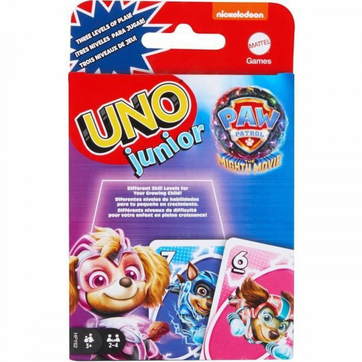 Juego de Mesa Mattel Uno Junior Paw Patrol 10 x 2 x 15 cm