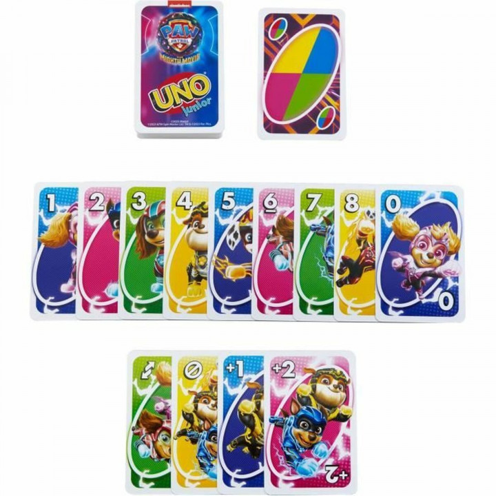 Bordspel Mattel Uno Junior Paw Patrol 10 x 2 x 15 cm