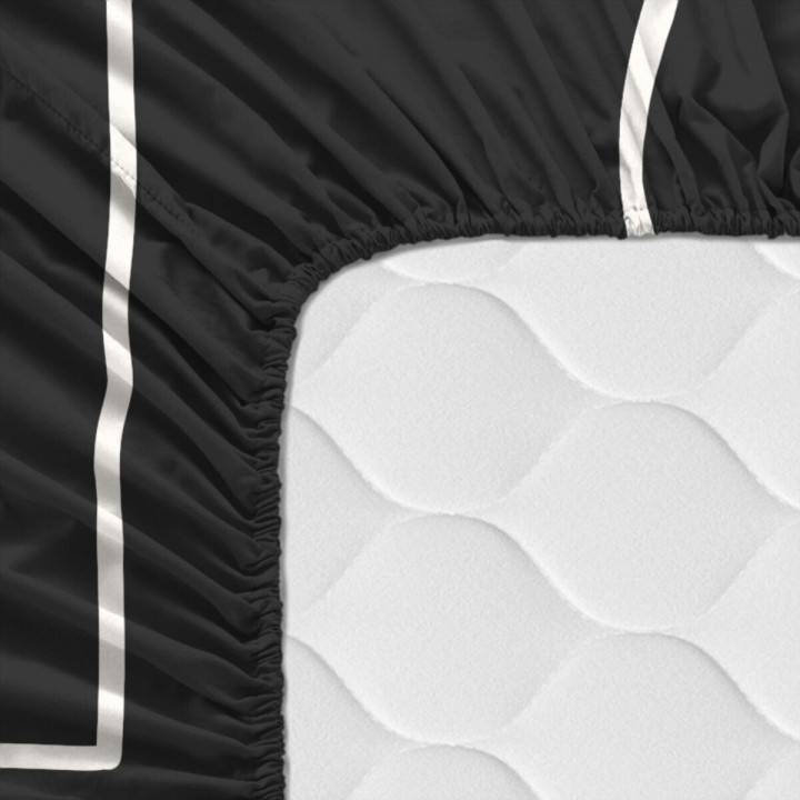 Drap housse HappyFriday BLANC Multicouleur Lit king size 28 x 2 x 38 cm 180 x 200 x 32 cm