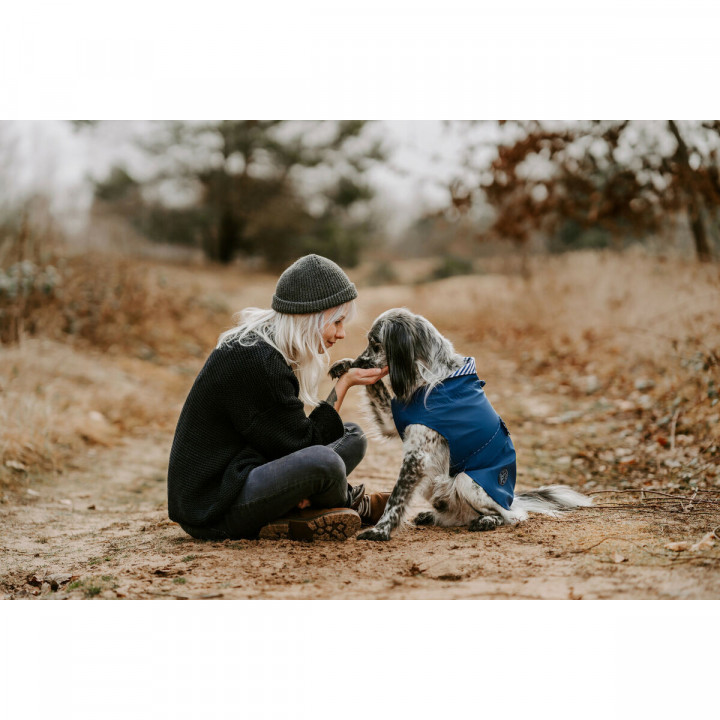 Cappotto per Cani Hunter Milford Azzurro 50 cm