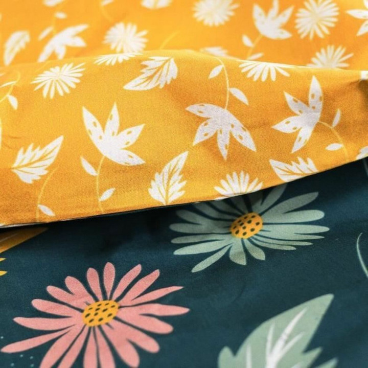 Set di copripiumino TODAY Giallo 240 x 220 cm 3 Pezzi