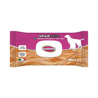 Wet Wipes for Pets Inodorina REFRESH EXTRA Myrrh