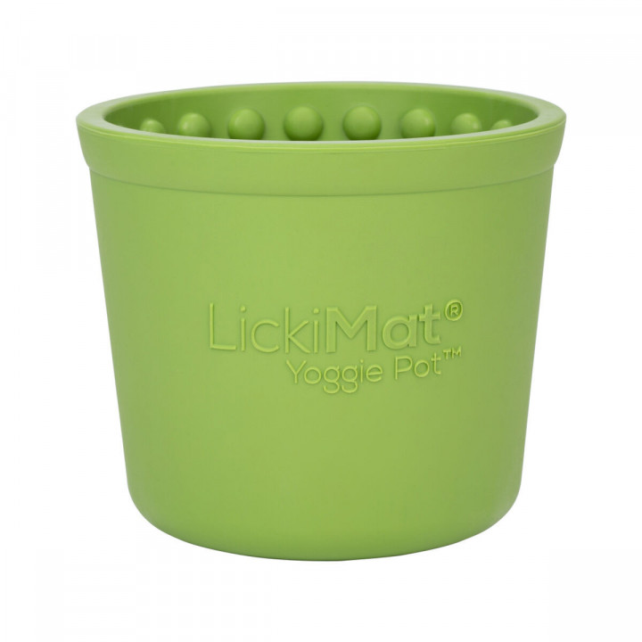 Mangeoire pour chiens Lickimat Vert Caoutchouc