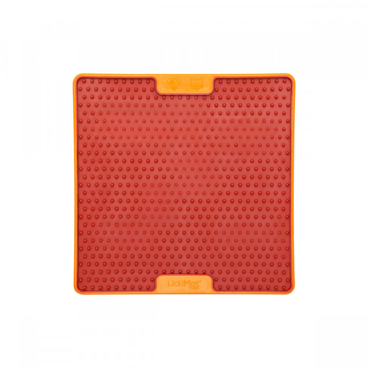 Dog Feeder Lickimat Orange polypropylene TPR