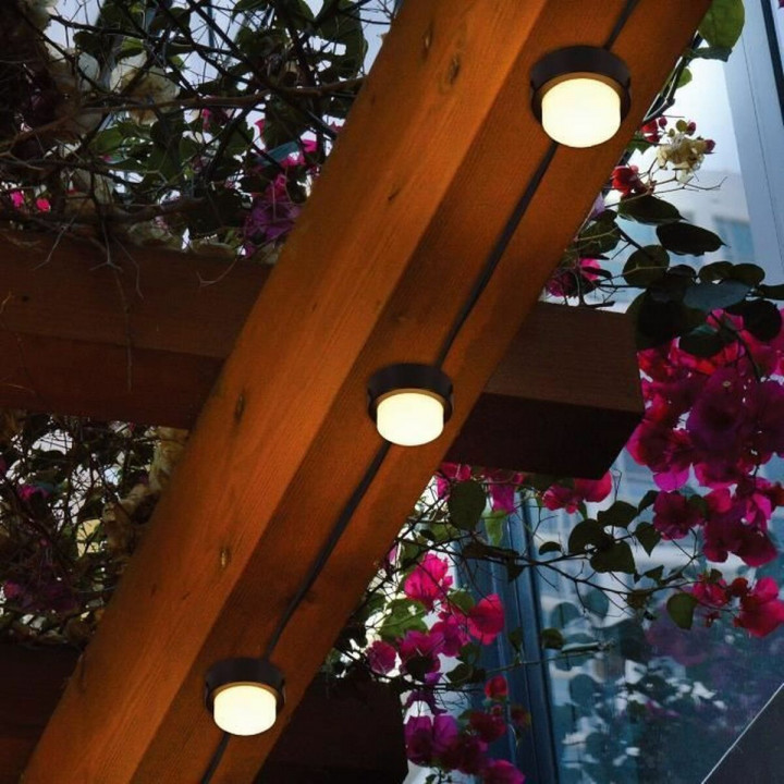 Lampada ad energia solare Lumisky Soliray Nero