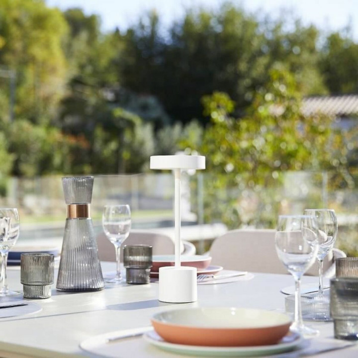 Lampada da tavolo Lumisky ROBY WHITE Bianco Alluminio